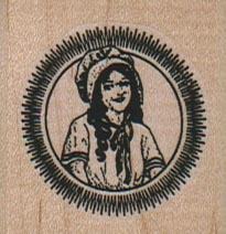 SunMaid Raisin Girl 1 1/2 x 1 1/2