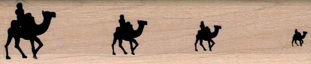 Four Camels And Riders 1 x 4 1/2