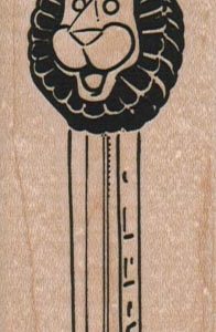 Crowned Lion Pez Dispenser 1 1/2 x 3 1/4-0