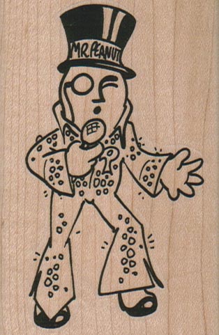 Mr. Elvis Peanut 2 1/4 x 3 1/4