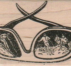 Skiiers On Sunglasses 2 1/2 x 3 1/4-0