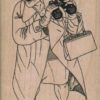 Lady With Binoculars 2 1/4 x 3 1/2-0