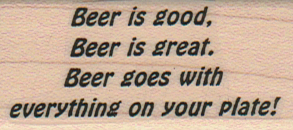 Beer Is Good 1 x 2