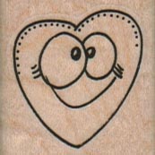 Smiling Heart 1 1/4 x 1 1/4