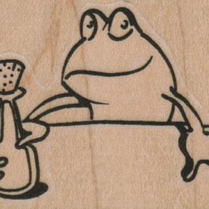 Frog With Bottle 2 x 1 1/4-0