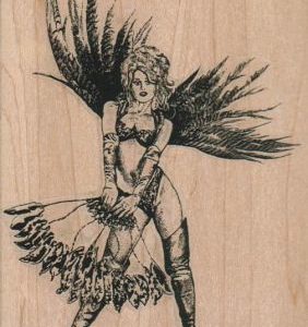 Feather Showgirl (Large) 3 1/2 x 4 3/4-0