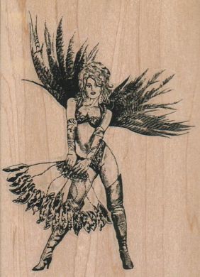 Feather Showgirl (Large) 3 1/2 x 4 3/4