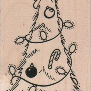 Lighted Christmas Tree 2 1/2 x 4-0