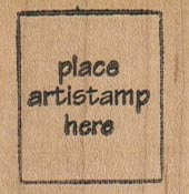 Place Artistamp Here 1 1/4 x 1 1/4
