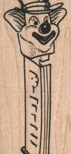 Clown Pez Dispenser 1 1/4 x 3 1/4-0