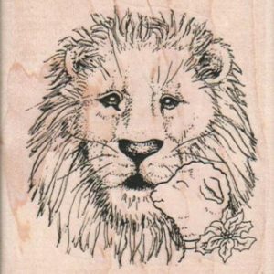 Lion & Lamb/Lg 2 3/4 x 2 3/4-0