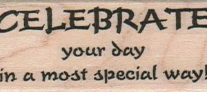 Celebrate Your Day 1 x 2 1/4-0