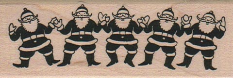 Santa Claus Border  1 1/4 x 3 1/4