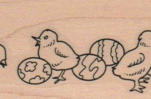 Easter Chicken And Egg Border 1 1/2 x 5 1/2-0