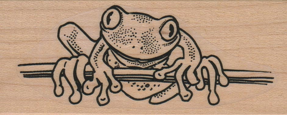 Frog On Branch 1 1/2 x 3 1/4