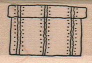 Patterned Box Stripes Lg 1 x 1 1/4