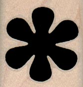 Sixties Flower Symbol 1 1/4 x 1 1/4