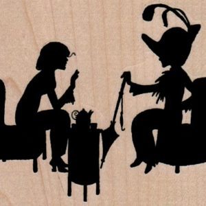 Silhouette Ladies' Tea Party 3 x 2 3/4-0