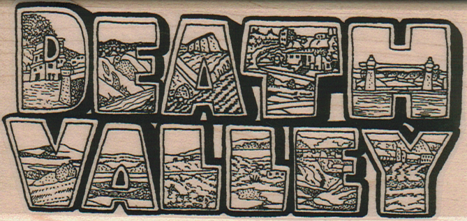 Death Valley Illustrated 2 1/4 x 4 1/2