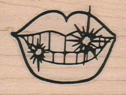 Sparkling Teeth Large 1 1/2 x 1 3/4