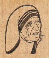 Mother Teresa 1 1/4 x 1 1/2