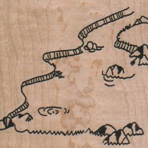 River With Rocks 2 3/4 x 2 1/2-0