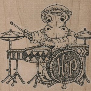 Hippo & Drums 3 1/2 x 3-0