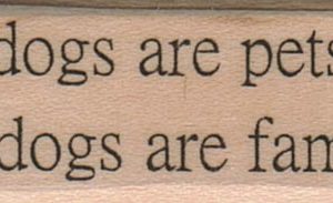 All Dogs Are Pets 3/4 x 2-0
