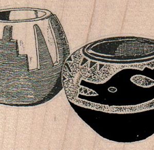 Southwestern Pots 3 1/4 x 2-0