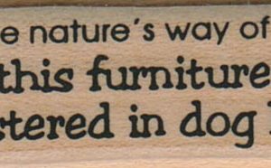 Dogs Are Nature's Way Of 3/4 x 2 3/4-0