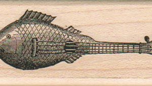 Fish Mandolin 1 1/4 x 2 1/2-0