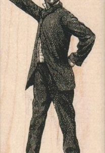 Raised Arm Man 2 x 3 1/2-0