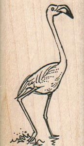 Flamingo Walking 1 1/4 x 2 1/4-0