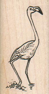 Flamingo Walking 1 1/4 x 2 1/4