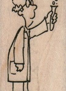 Scientist/Test Tube 1 1/4 x 2-0