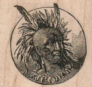 Indian Brave 1 3/4 x 1 1/2-0