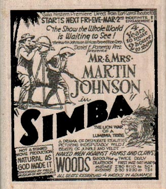 Simba Poster 2 1/4 x 2 1/2