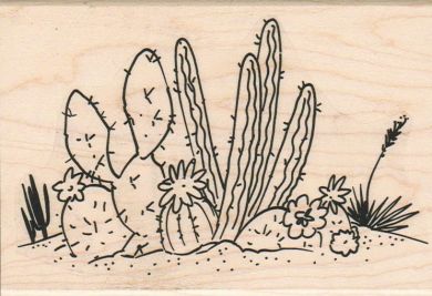 Cactus Clump 3 1/2 x 5