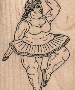 Chubby Ballerina 2 3/4 x 4-0