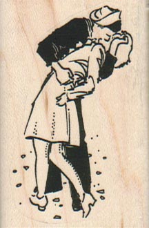 Sailor Kissing Nurse 1 1/2 x 2 1/4