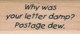 Why Was Your Letter Damp? 1 x 2