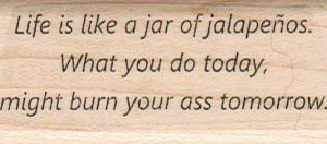 Life Is Like A Jar 1 x 2 1/4-0