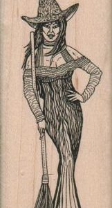 Sexy Witch 1 3/4 x 4-0