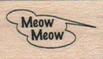Meow Meow Balloon 3/4 x 1