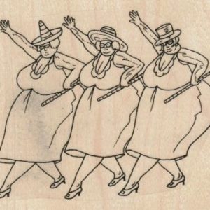 Dancing Trio 3 3/4 x 3 1/4-0