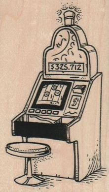 Slot Machine/Stool 2 1/4 x 3 3/4