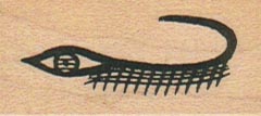 Egyptian Snake Symbol 1 x 1 3/4-0