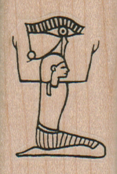 Egyptian Eye God 1 1/4 x 1 3/4