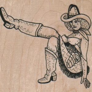 Lady Luck Cowgirl 3 1/4 x 2 3/4-0