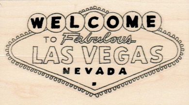 Welcome To Fabulous Las Vegas 2 3/4 x 4 1/2